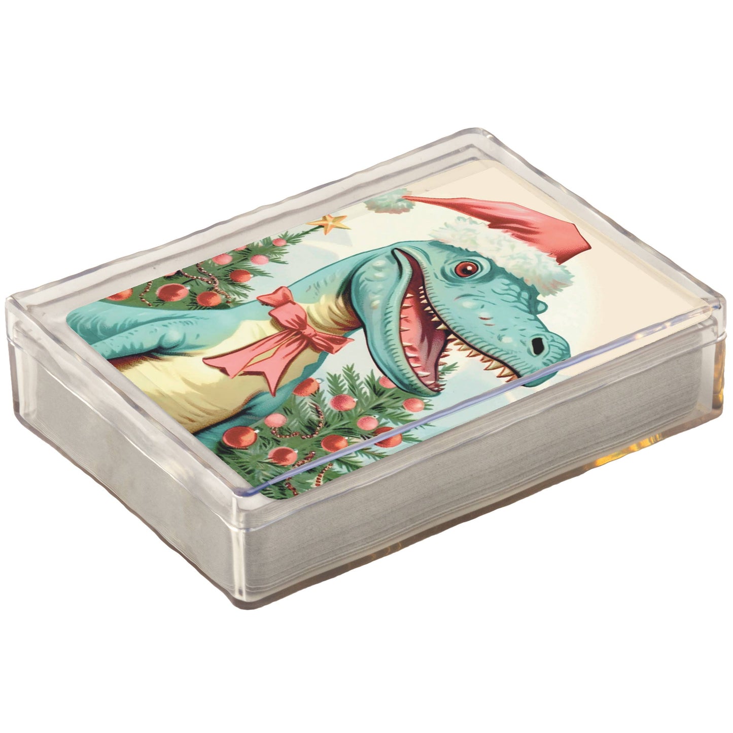 Dino Christmas Playing Cards