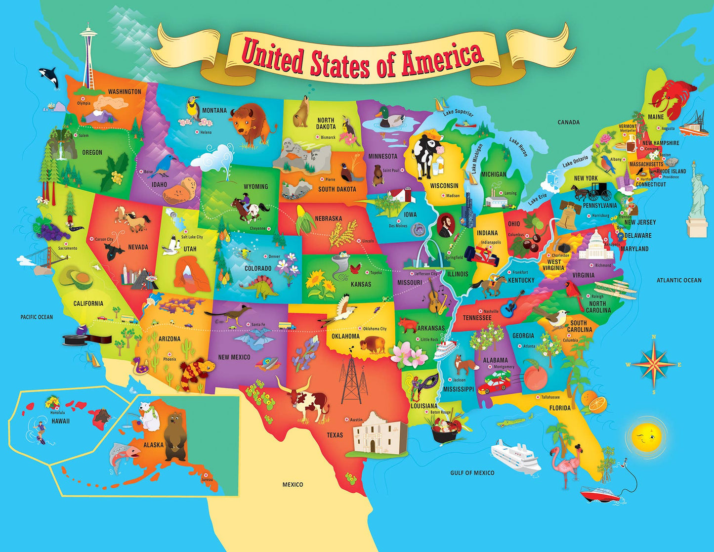 USA Map Puzzle