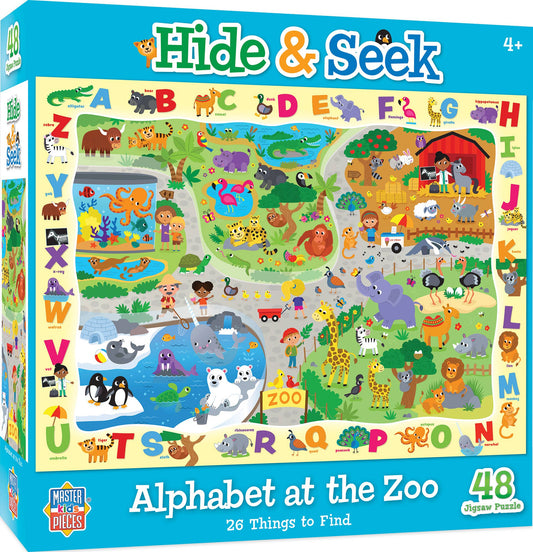 Alphabet at the Zoo Puzzle