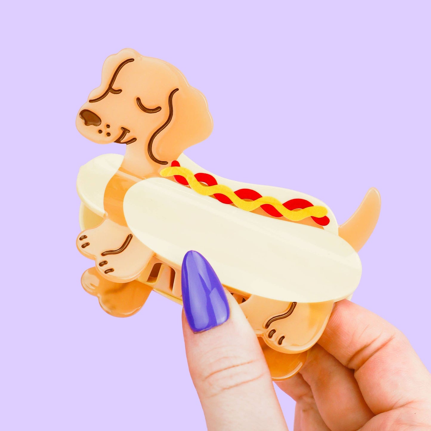 Hot Dog Hair Claw