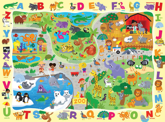 Alphabet at the Zoo Puzzle