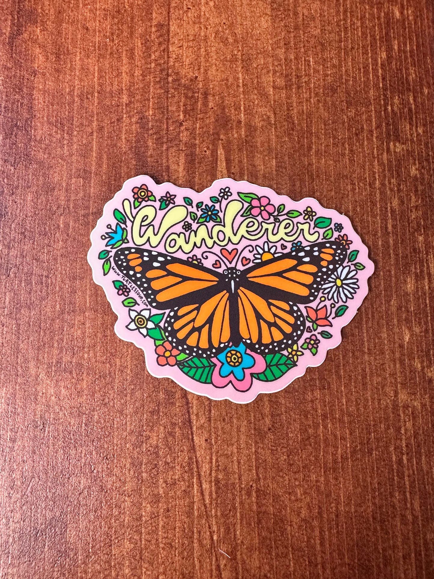 Wanderer Butterfly Vinyl Sticker