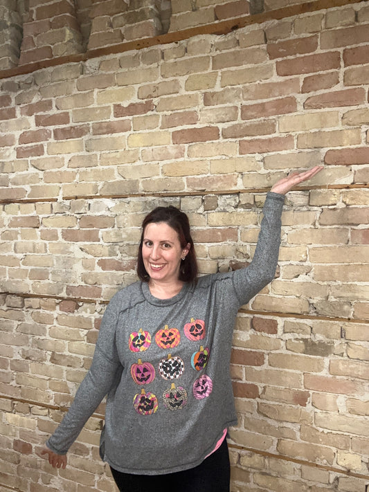 Eclectic Pumpkin Patch Long Sleeve