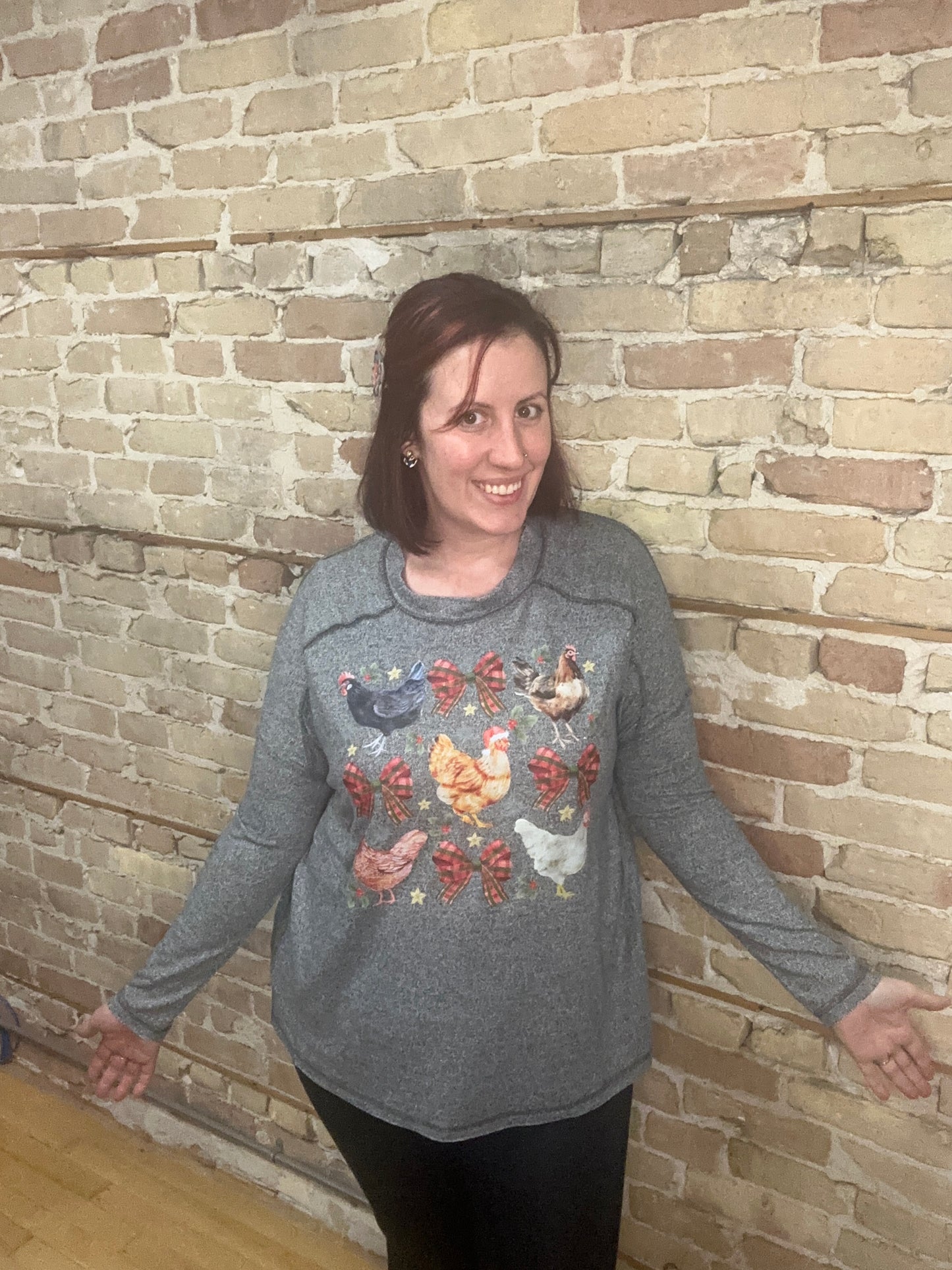 Christmas Chicken Long Sleeve