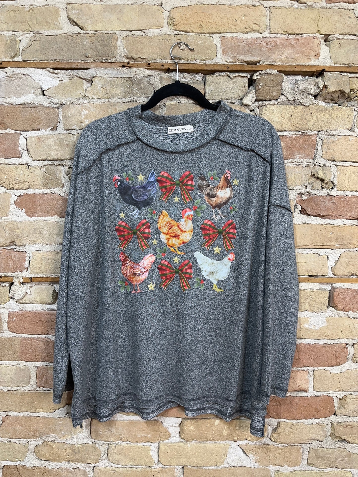 Christmas Chicken Long Sleeve