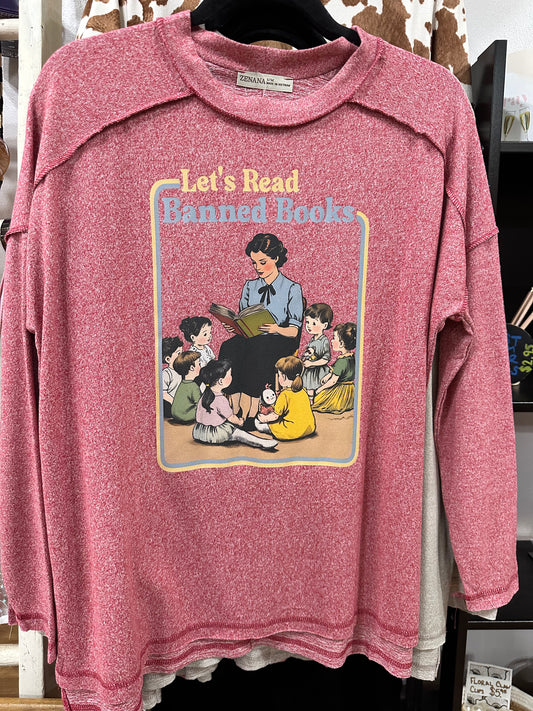 Read Banned Books Long Sleeve