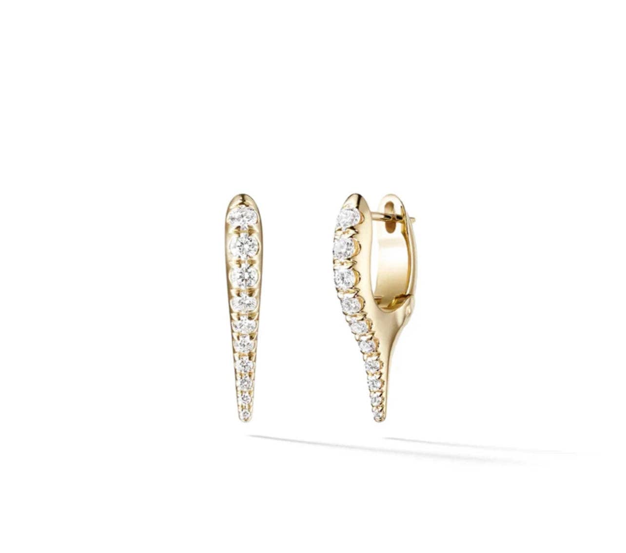 Mini Drip Gold Earrings