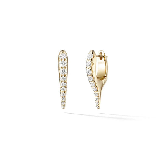 Mini Drip Gold Earrings