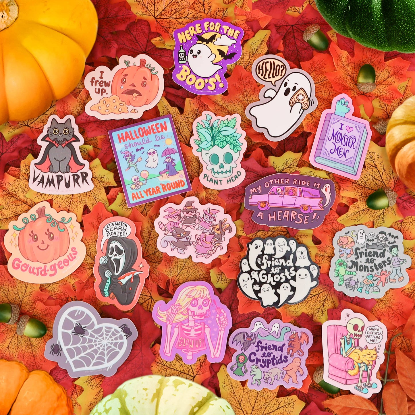 Vampurr Kitty Halloween Vinyl Sticker